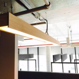 Timber linear Lighting Frankston TAFE